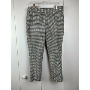Talbots Chatam Pants Black and White Women Size 8P
